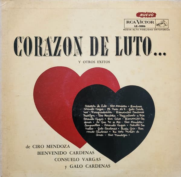 Ciro Mendoza & Bienvenido Cardenas & Consuelo Vargas & Galo Cardenas — Corazon De Luto... Y Otros Exitos