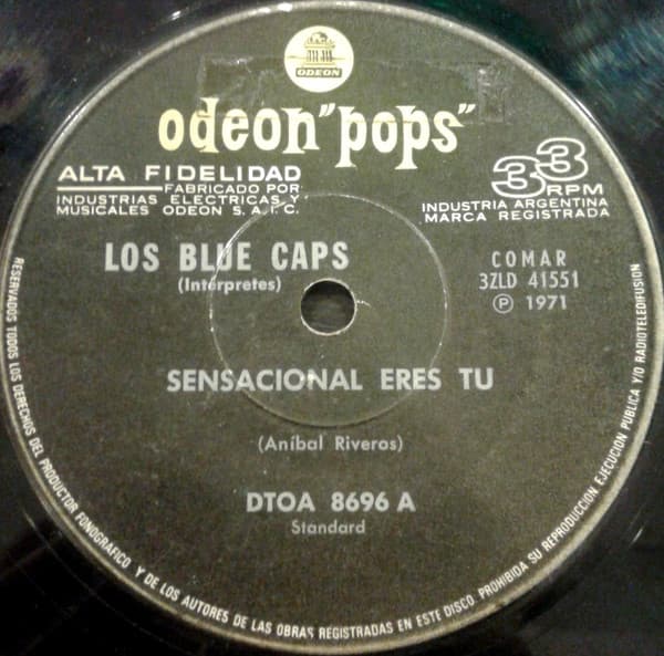 Los Blue Caps — Sensacional Eres Tu / Mañana Pensaras