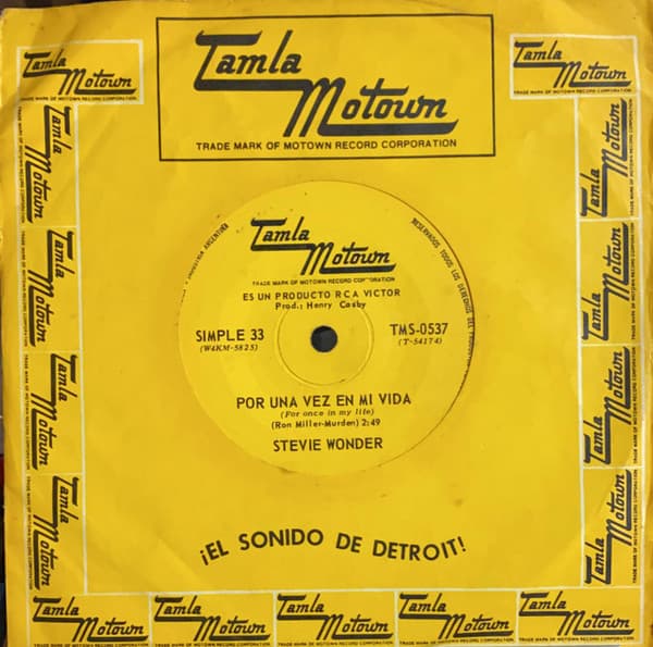 Stevie Wonder — Por Una Vez En Mi Vida