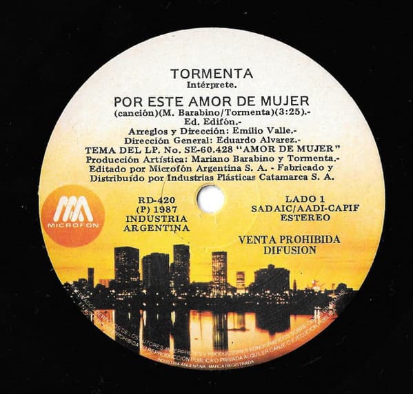 Tormenta — Por Este Amor De Mujer