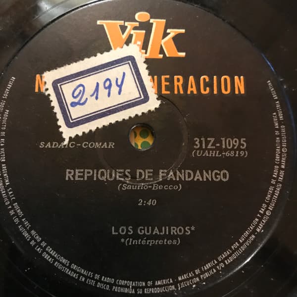 Los Guajiros — Repiques De Fandango / Marimba Jet