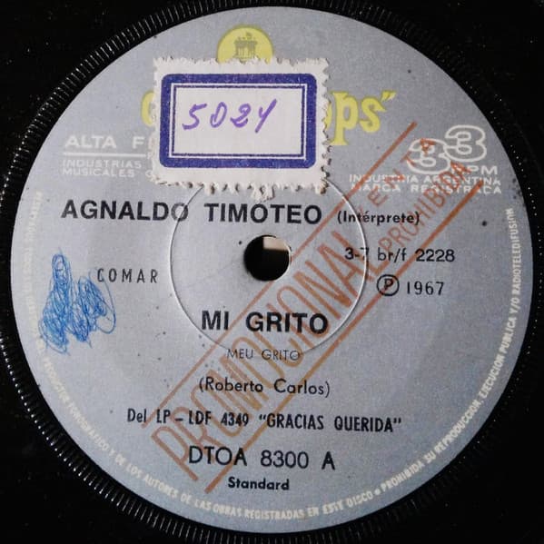 Agnaldo Timóteo — MI Grito (Meu Grito) / Amor, Siempre El Amor (L'amour, Toujours L'amour)