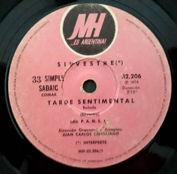 Silvestre — Callada Y Ojos Tristes / Tarde Sentimental