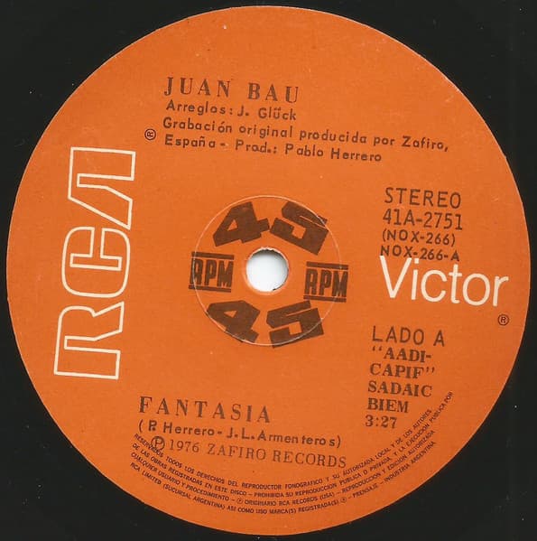 Juan Bau — Fantasia / Gracias