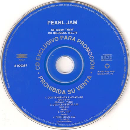 Pearl Jam — Del Album "Yield"