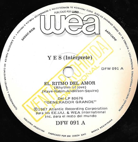 Yes & Laura Branigan — Rhythm Of Love / Power Of Love