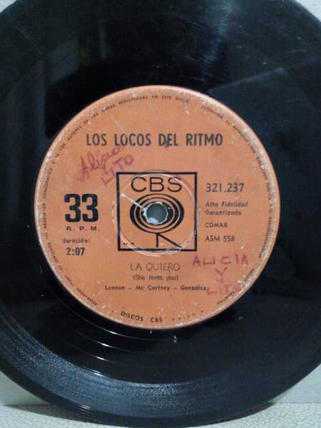 Los Locos Del Ritmo — La Quiero / Dos Mellizas