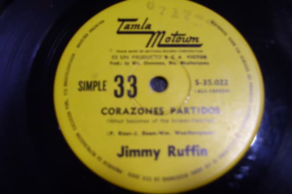 Jimmy Ruffin — Corazones Partidos = What Becomes Of The Broken-Hearted