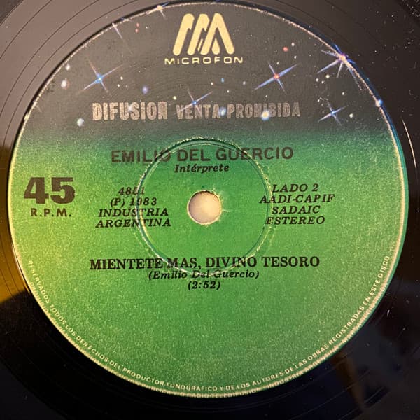 Emilio Del Guercio — Trabajo De Pintor / Miéntete Más, Divino Tesoro
