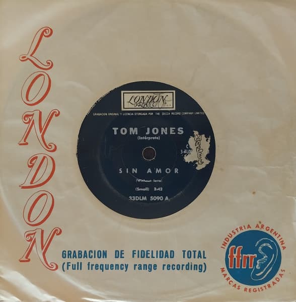 Tom Jones — Without Love / I Know