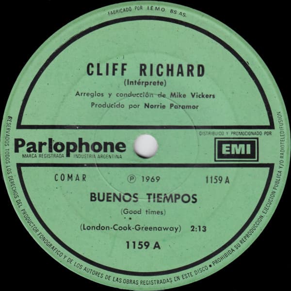 Cliff Richard — Buenos Tiempos
