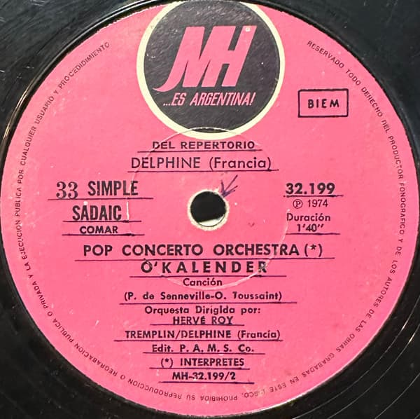 Pop Concerto Orchestra — Hey, Hey / O' Kalender