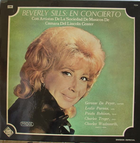 Beverly Sills — Beverly Sills: En Concierto