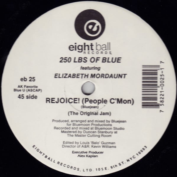 250 Lbs. Of Blue Featuring Elizabeth Mordaunt – Rejoice! (People C'Mon)