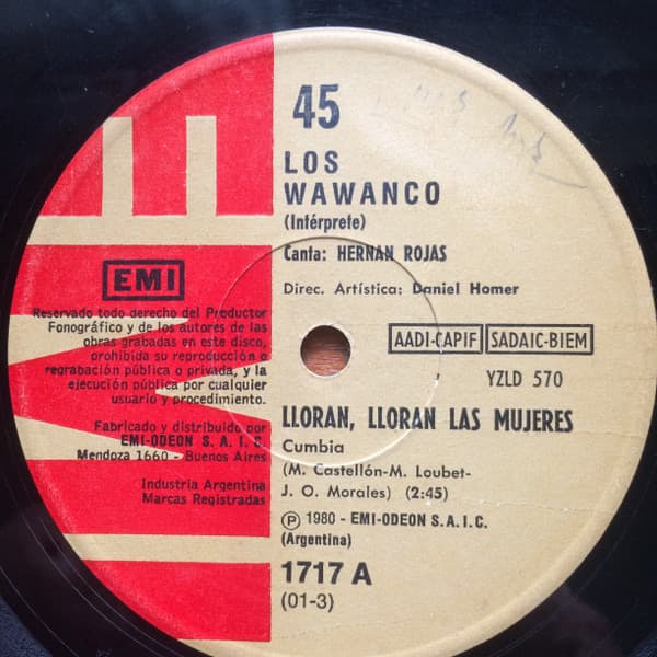 Los Wawanco — Llora, Lloran Las Mujeres / Vienen Las Brujas