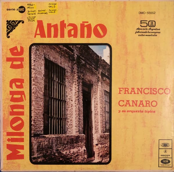 Francisco Canaro Y Su Orquesta Típica — Milonga De Antaño