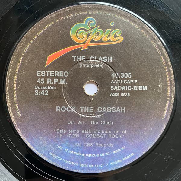 The Clash — Rock The Casbah