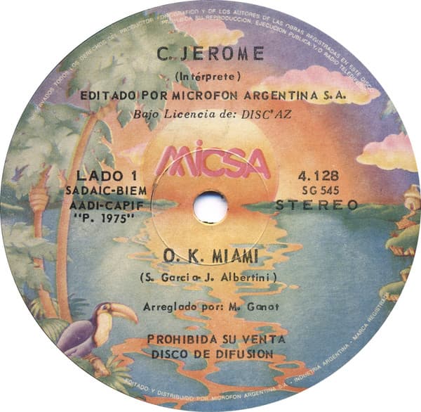 C. Jérôme — O.K. Miami