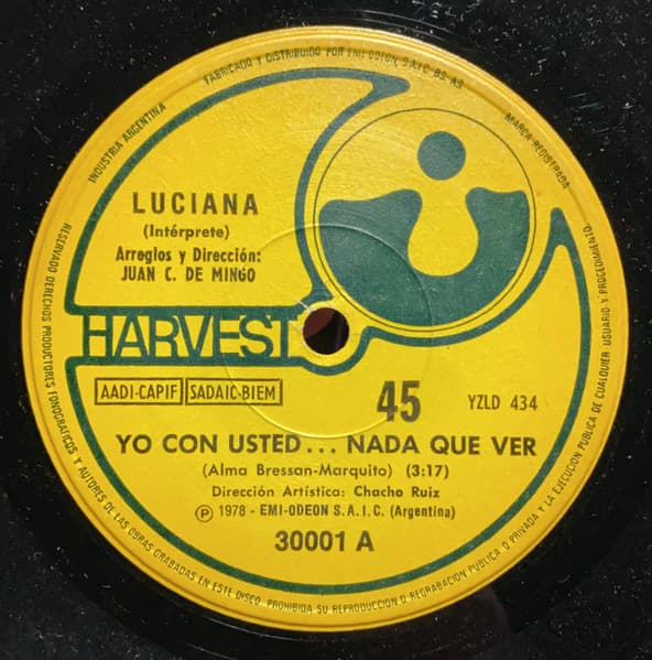 Luciana — Yo Con Usted... Nada Que Ver