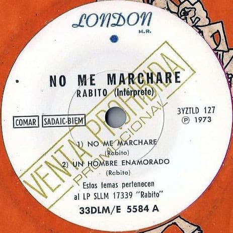Rabito — No Me Marchare