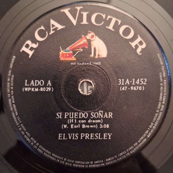 Elvis Presley — Si Puedo Soñar = If I Can Dream