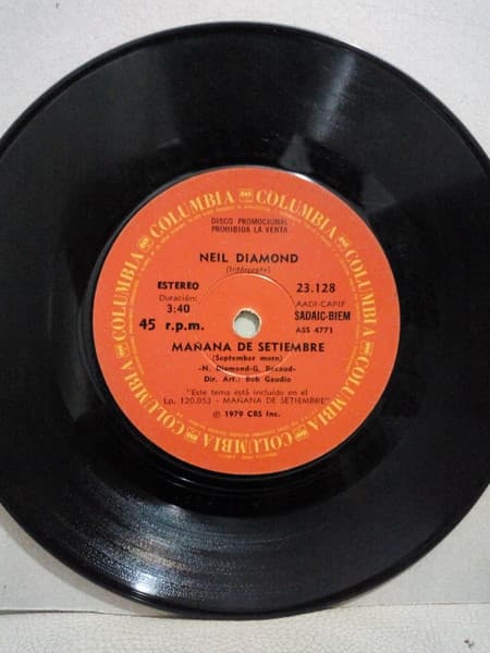 Neil Diamond — Mañana De Setiembre = September Morn'