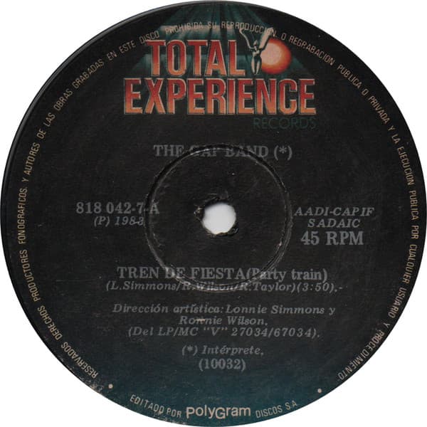 The Gap Band — Tren De Fiesta = Party Train / Sonrie = Smile