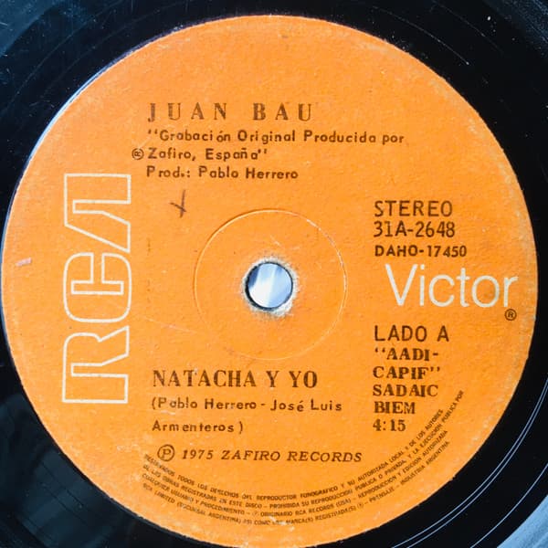 Juan Bau — Natacha Y Yo / Dama Del Amanecer