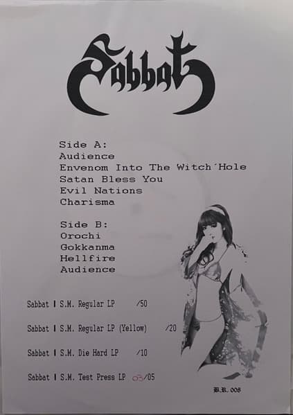 Sabbat — Samurai Zombies Superlive