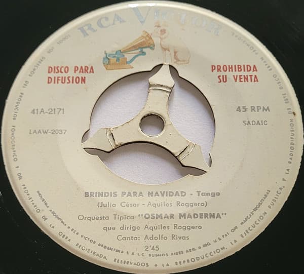 Orquesta Típica "Osmar Maderna" & Aquiles Roggero — Brindis Para La Navidad / Papá Baltasar