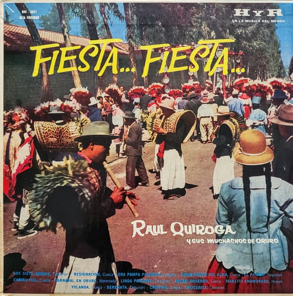 Raul Quiroga Y Sus Muchachos De Oruro — Fiesta... Fiesta