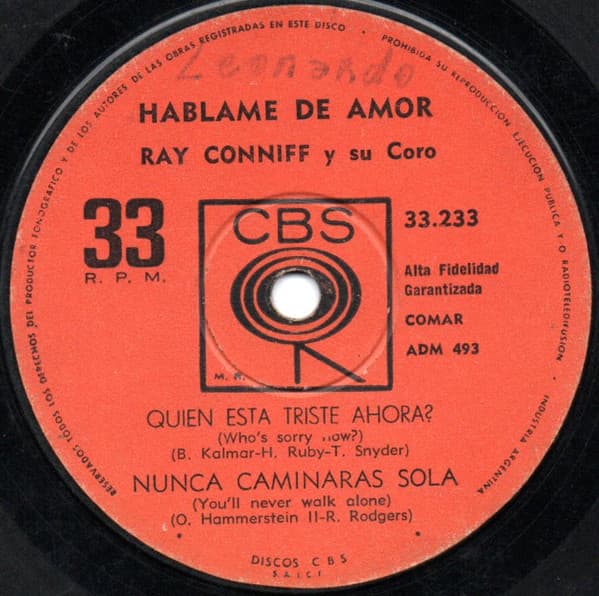 Ray Conniff Y Su Coro — Hablame De Amor