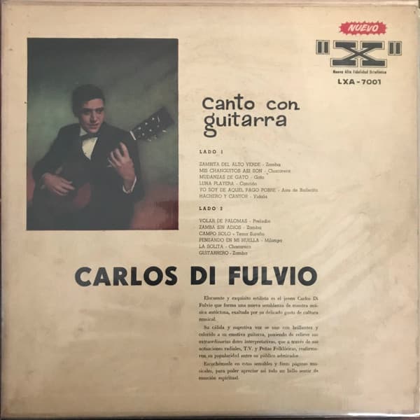 Carlos Di Fulvio — Canto Con Guitarra