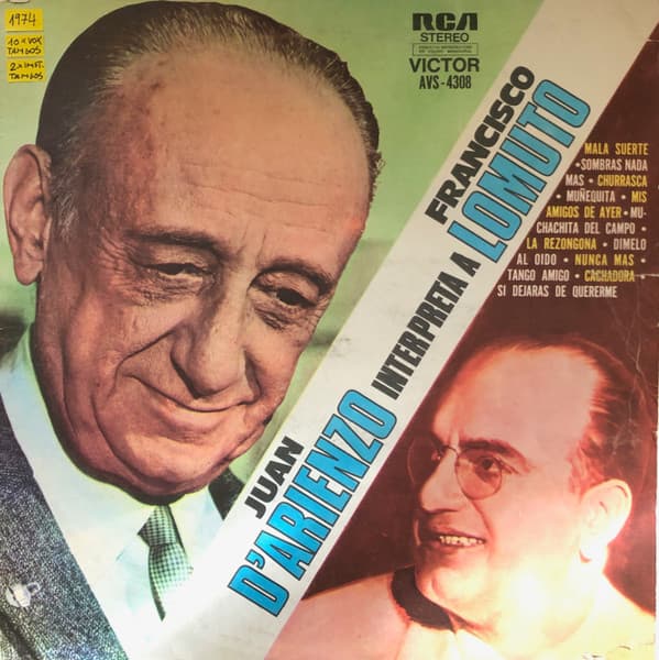 Juan D'Arienzo — Juan D'Arienzo Interpreta A Francisco Lomuto