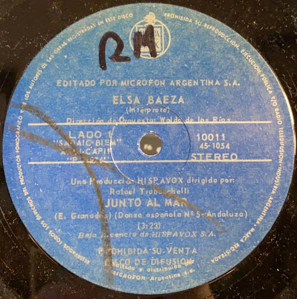 Elsa Baeza — Junto Al Mar