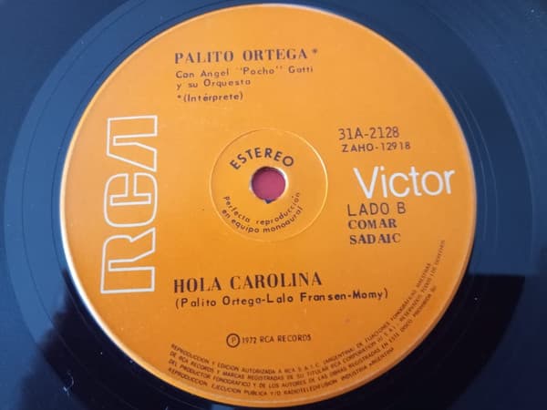Palito Ortega — Todo Es Diferente / Hola Carolina