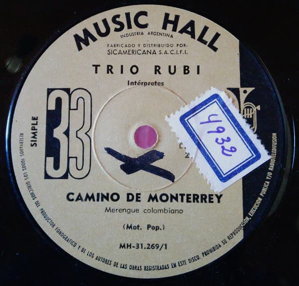 Trio Rubi — Camino Monterrey / Parrandero Loco