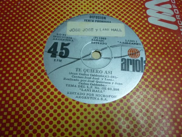 José José & Lani Hall — Te Quiero Asi / Estare Enamorada