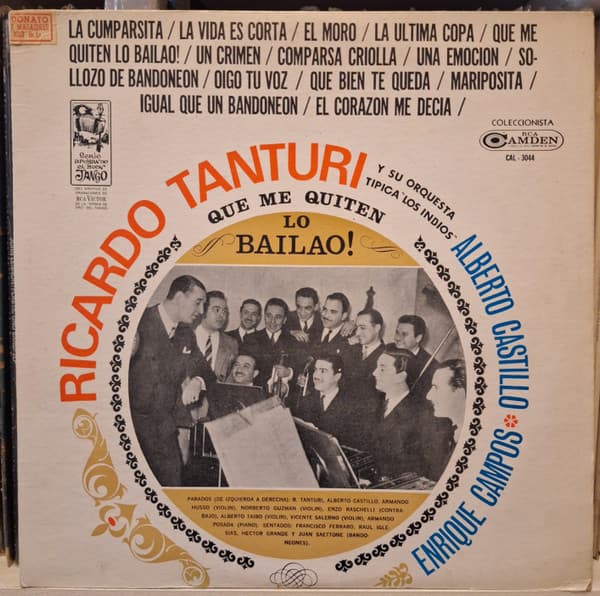 Ricardo Tanturi Y Su Orquesta Típica — Que Me Quiten Lo Bailao!