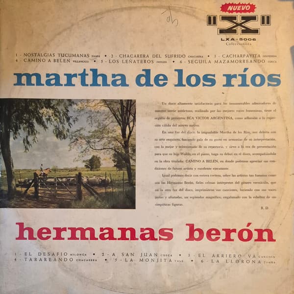 Marta De Los Rios & Hermanas Berón — Martha De Los Rios - Hermanas Berón