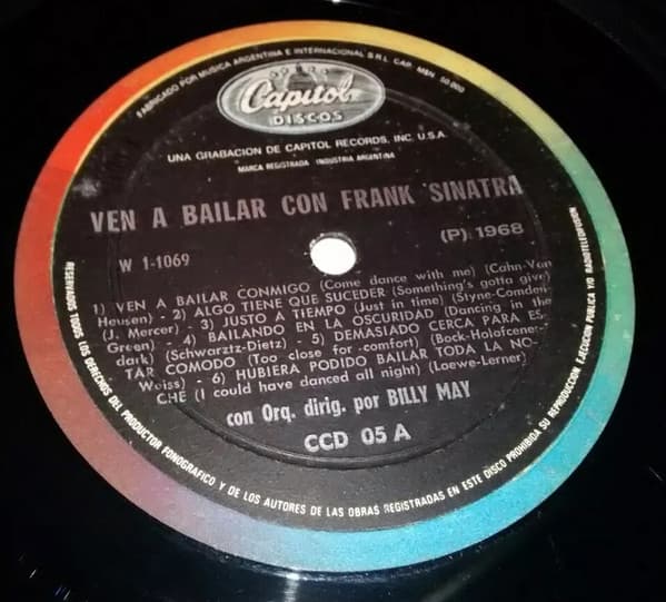 Frank Sinatra — Ven A Bailar Con Frank Sinatra