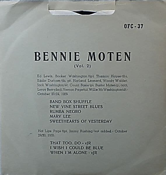 Bennie Moten — Bennie Moten (Vol. 2)