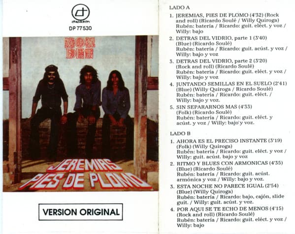Vox Dei — Jeremías, Pies De Plomo