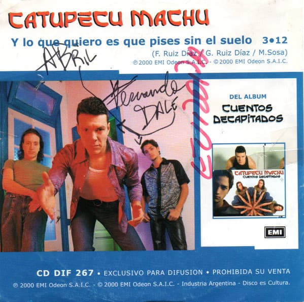 Catupecu Machu — Y Lo Que Quiero Es Que Pises Sin El Suelo