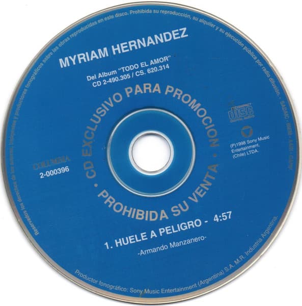 Myriam Hernandez — Huele A Peligro