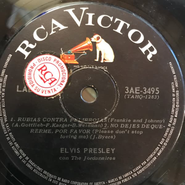 Elvis Presley & The Jordanaires — Rubias Contra Pelirrojas = Frankie And Johnny