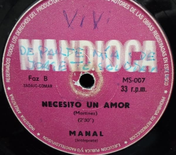 Manal — No Pibe / Necesito Un Amor