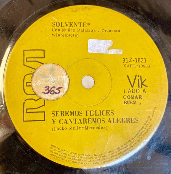 Solvente & Nuñez Palacios Y Orquesta — Seremos Felices Y Cantaremos Alegres
