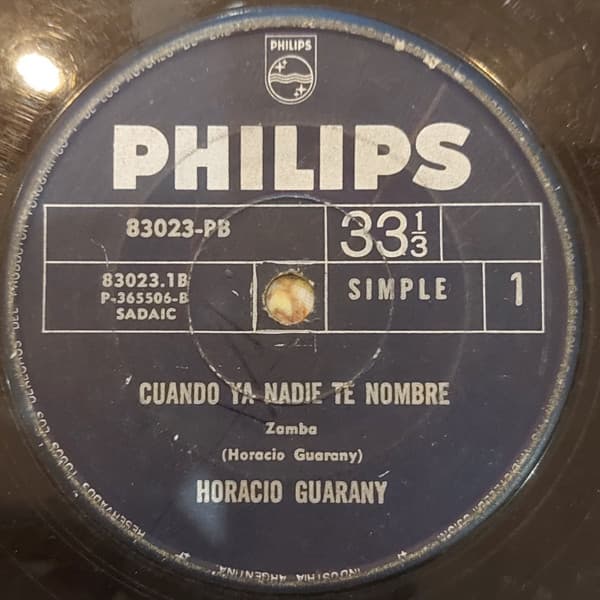 Horacio Guarany — Cuando Ya Nadie Te Nombre / La Salitrosa