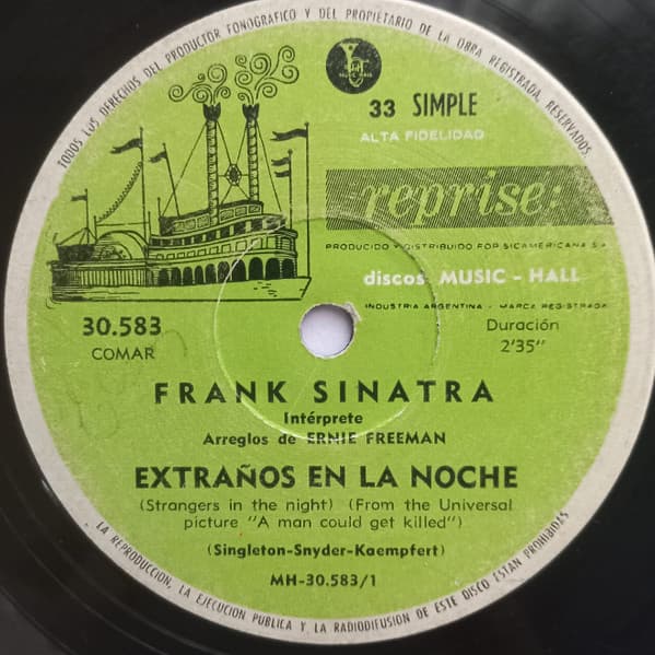 Frank Sinatra — Extraños En La Noche / Oh, Luna Loca